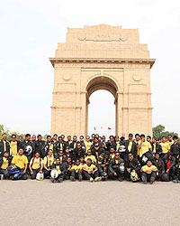 The 11th Royal Enfield Himalayan Odyssey flagged off from India Gate