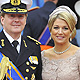 Netherlands' Crown Prince Willem Alexander and Princess Maxima arrive at Westminster Abbey