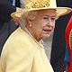 Britain's Queen Elizabeth and Prince Philip leave the Westminster Abbey after the wedding ceremony of Prince William and Catherine, Duchess of Cambridge in London