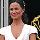 Britain's Prince Harry and Pippa Middleton stand on the balcony of Buckingham Palace in London