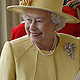 Britain's Queen Elizabeth and Prince Philip arrive at Buckingham Palace after the wedding ceremony of Britain's Prince William and Catherine, Duchess of Cambridge, in central London