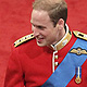 Britain's Princes William and Harry arrive for William's wedding to Kate Middleton, at Westminster Abbey in London