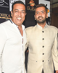 Vindu Dara Singh with Pankaj Kharbanda ( Vice President Ru Ba Ru Mr.India)