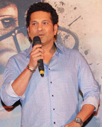 Filmmaker James Erskine, Sachin Tendulkar and Shrikant Bhasi