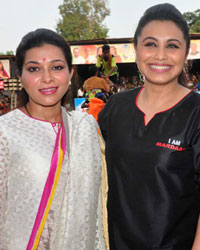 Rani Mukherjee with Sangeetha and Sachin Ahir