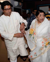 Raj Thackeray and Lata Mangeshkar