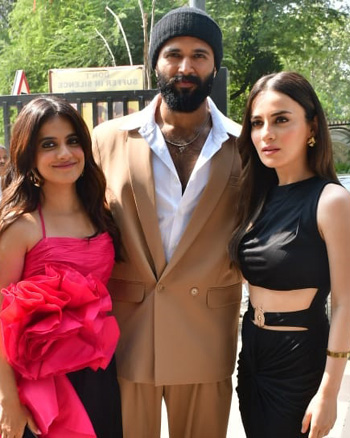 Jasleen Royal, Vijay Deverakonda and Radhika Madan