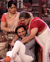 Upasana Singh, Saif Ali Khan and Ali Asgar