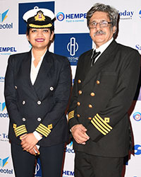 Captain Sunesha Gadpande with Captain Sunil Nangia