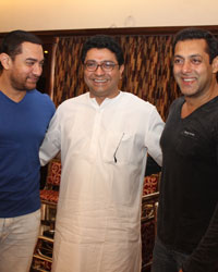 Aamir Khan, Raj Thackeray and  Salman Khan