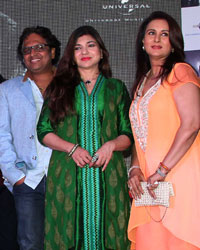 Amal Malik, Salman Khan, Alka Yagnik, Poonam Dhillon and Armaan Malik