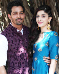 Harshvardhan Rane and Mawra Hocane at the Promotion of Film 'Sanam Teri Kasam'