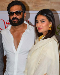 Sunil Shetty and Athiya Shetty