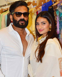 Sunil Shetty and Athiya Shetty