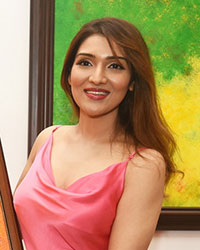 Artist Sanjukta Aruna and Tina Ahuja