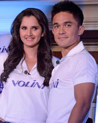 Sania Mirza and  Sunil Chhetri