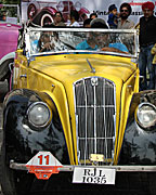 JD Ghai posing with his Morris 8