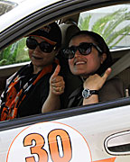 Jasdeep Kaur and SanamJeet Kaur, Participants of Women Car Rally