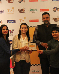 The 1st Runner-Up of 5th SantaBanta.com Women Car Rally, Meenu Virdi and Shweta Bali