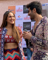 Sara Ali Khan and Kartik Aaryan promote their movie Love Aaj Kal  at Jaipur