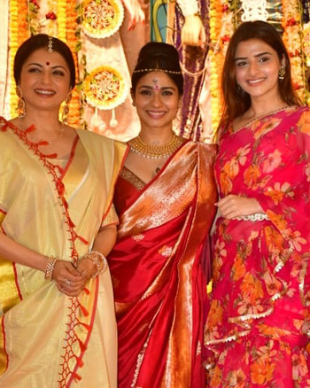 Bhagyashree, Tanisha Mukerji and Rani Mukerji