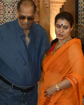 Debu Mukherjee and Kajol