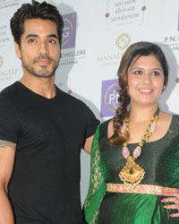 Designer Manali Jagtap with Gautam Gulati