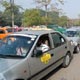 Women`s Car in Queue to be Flagged off