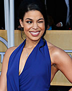 Actress and singer Jordin Sparks winks as she arrives at the 19th annual Screen Actors Guild Awards in Los Angeles, California