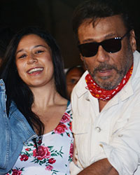 Krishna Shroff and Jackie Shroff