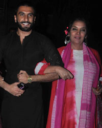 Javed Akhtar, Ranveer Singh and Shabana Azmi