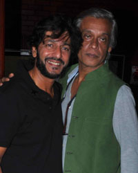 Chunky Pandey and Sudhir Mishra