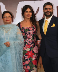 Madhu Chopra, Priyanka Chopra Jonas and Siddharth Chopra