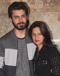 Fawad Khan with wife Sadal Fawad