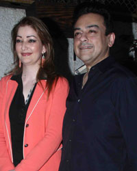 Roya Fariyabi and Adnan Sami