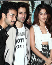 Raghav Juyal, Varun Dhawan and Rhea Chakraborty