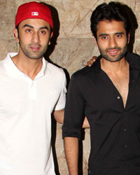 Ranbir Kapoor, Jackie Bhagnani and Arjun Kapoor