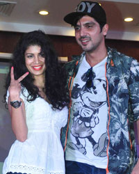 Tena Desae and Zayed Khan