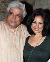 Javed Akhtar and Divya Dutta