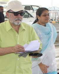 Kapoor family ar Delhi airport