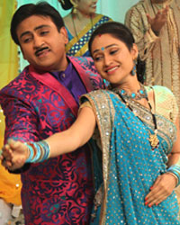 Dilip Joshi and Disha Vakani