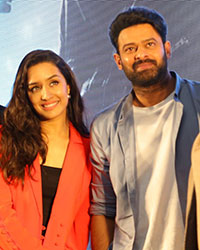 Sharaddha and Prabhas at Promotion of Sahoo