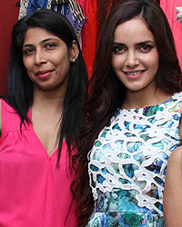 Shazahn Padamsee at at a Madame outlet, on the eve of Friendship day