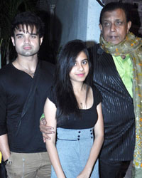 Mithun Chakraborty,  Mimoh Chakraborty and Dishani Chakraborty