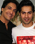 Shiamak Davar and Varun Dhawan