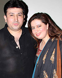 Amjad Khan's son Shadaab Khan wih wife Rumana Achwa