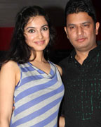 Bhushan Kumar with wife Divya Kumar