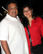 Sanjay Gupta with his wife