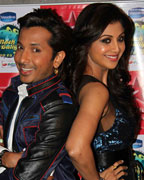 Terence Lewis and Shilpa Shetty