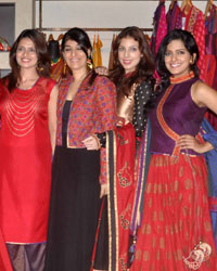 Shruti Sancheta and Priyadarshini isplay their new collection at Atosa